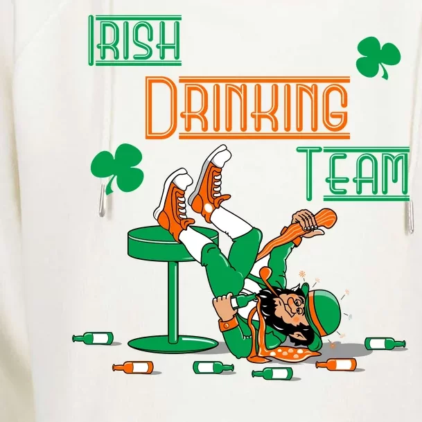 Irish Drinking Team Womens Funnel Neck Pullover Hood