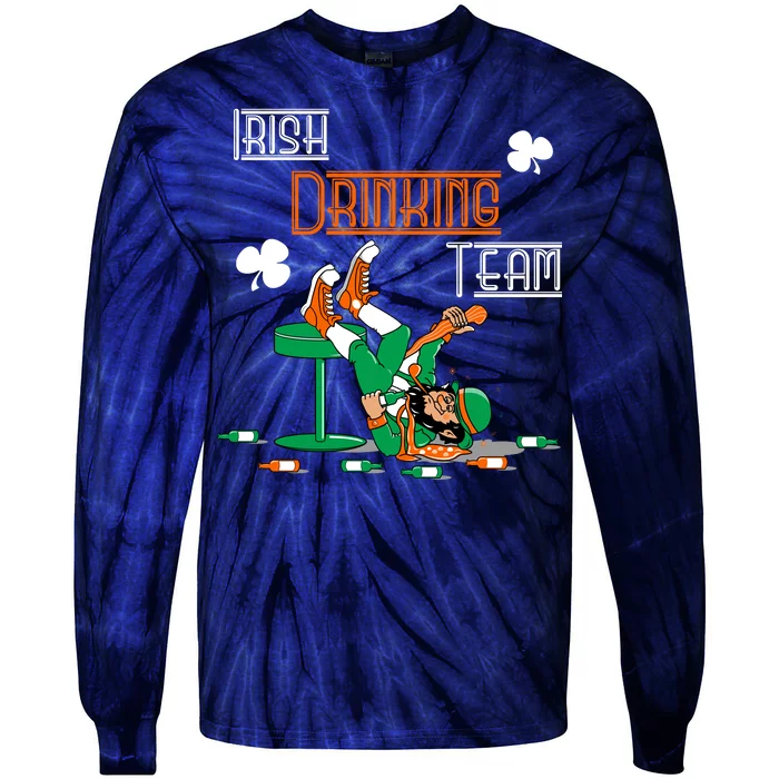 Irish Drinking Team Tie-Dye Long Sleeve Shirt