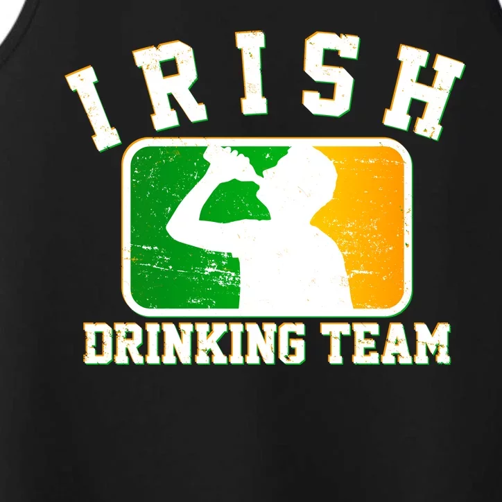 Irish Drinking Team Sports Logo Performance Tank