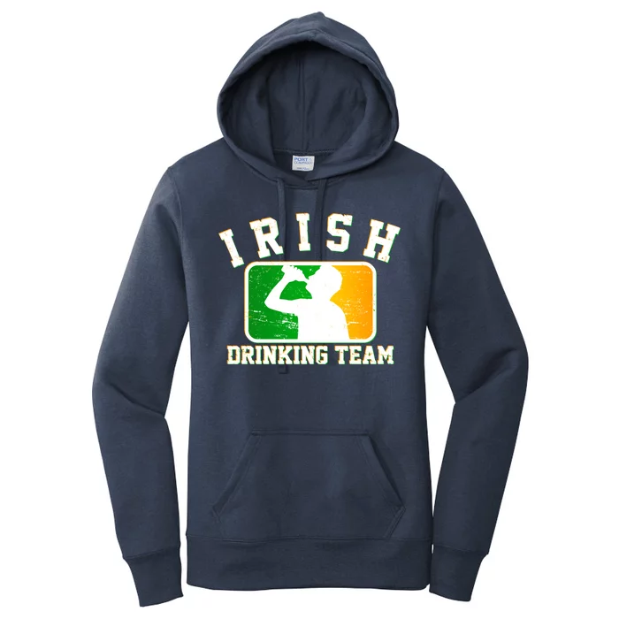 Irish Drinking Team Sports Logo Women's Pullover Hoodie