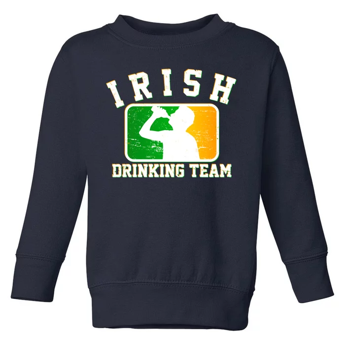 Irish Drinking Team Sports Logo Toddler Sweatshirt