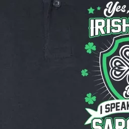 Irish Girl I Speak Fluent Sarcasm Softstyle Adult Sport Polo