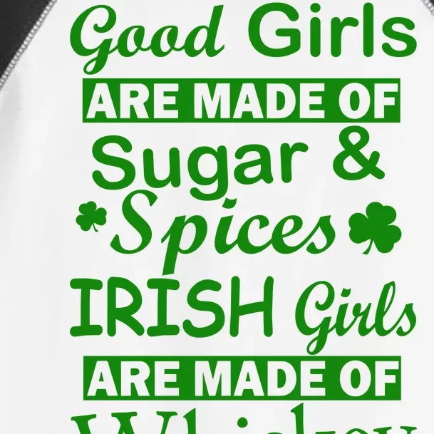 Irish Girls Are Made Of Whiskey On Ice Toddler Fine Jersey T-Shirt