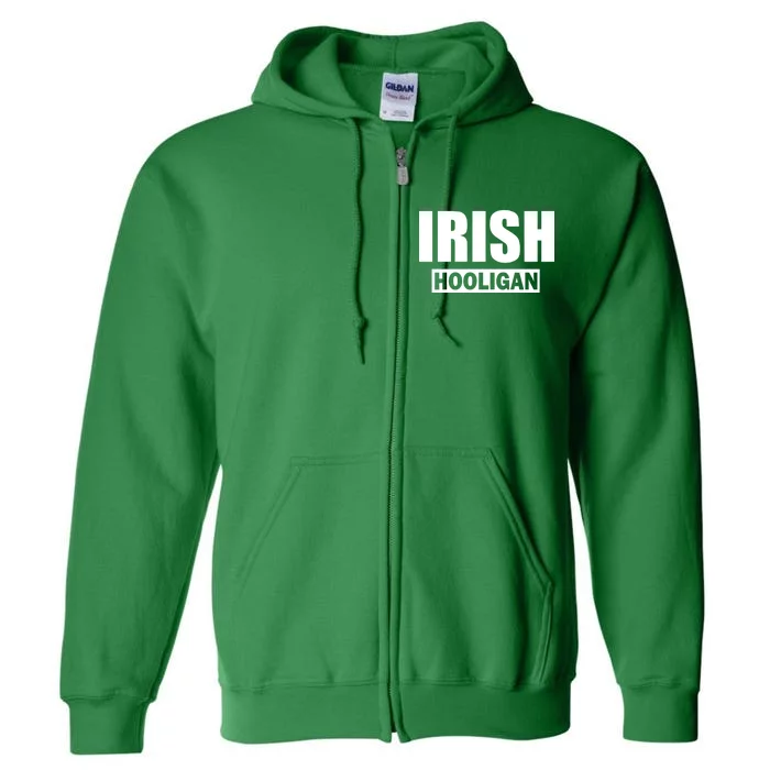 Irish Hooligan Full Zip Hoodie