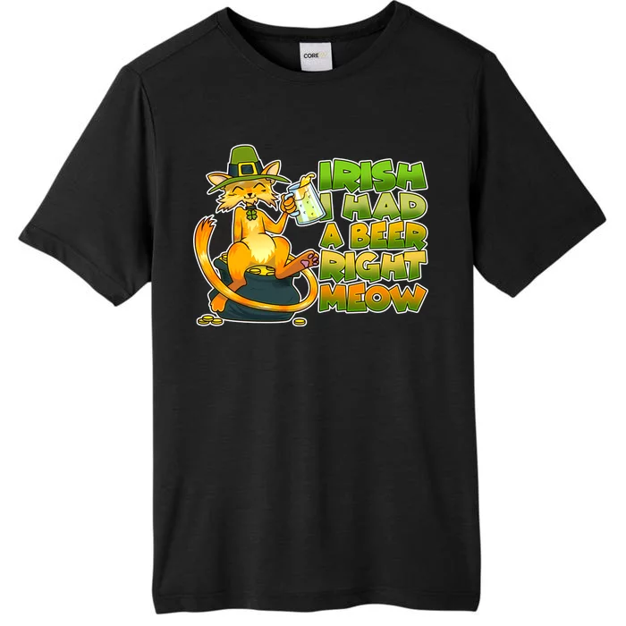 Irish I had A Beer Right Meow ChromaSoft Performance T-Shirt