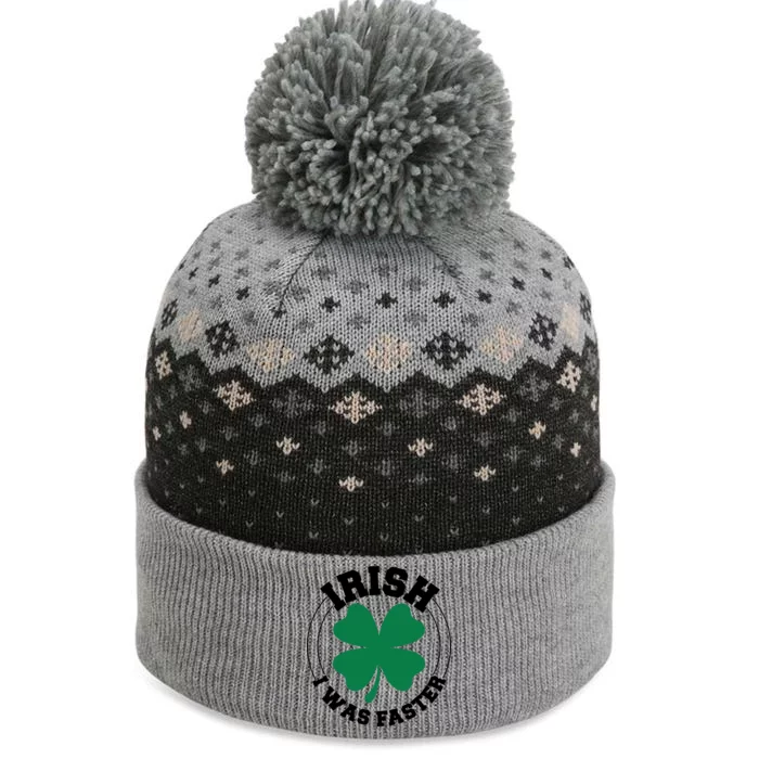 Irish I Was Faster The Baniff Cuffed Pom Beanie