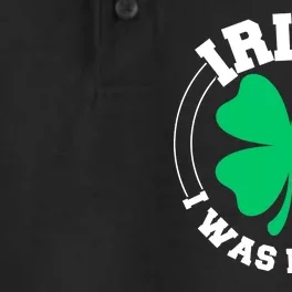 Irish I Was Faster Dry Zone Grid Performance Polo