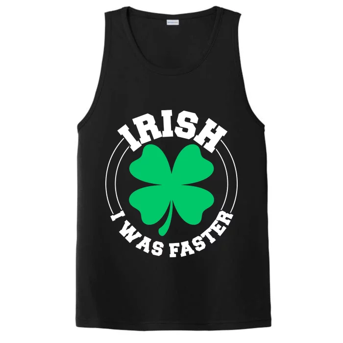 Irish I Was Faster Performance Tank