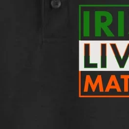 Irish Lives Matter Dry Zone Grid Performance Polo