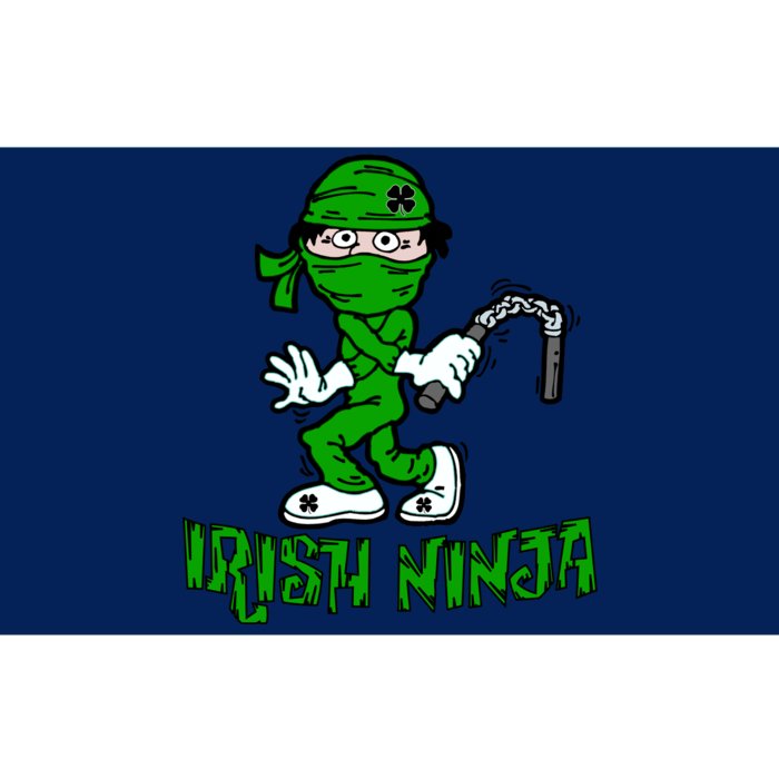 Irish Ninja St. Patricks Day Funny Bumper Sticker