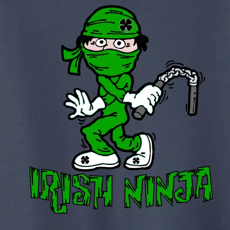 Irish Ninja St. Patricks Day Funny Toddler T-Shirt