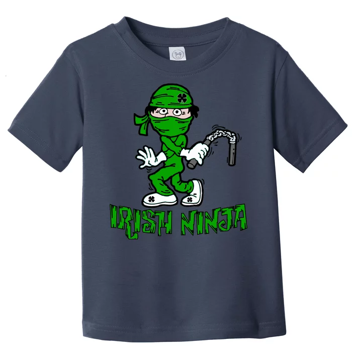 Irish Ninja St. Patricks Day Funny Toddler T-Shirt