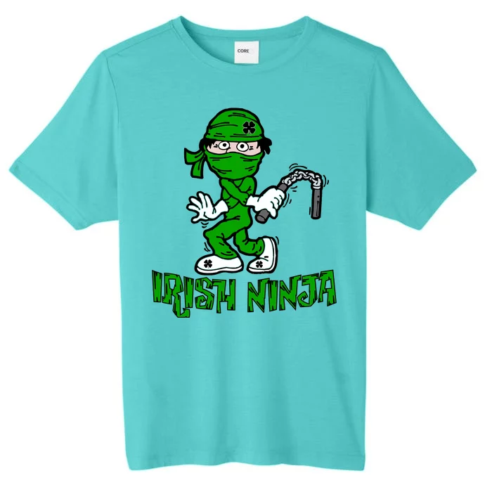 Irish Ninja St. Patricks Day Funny ChromaSoft Performance T-Shirt