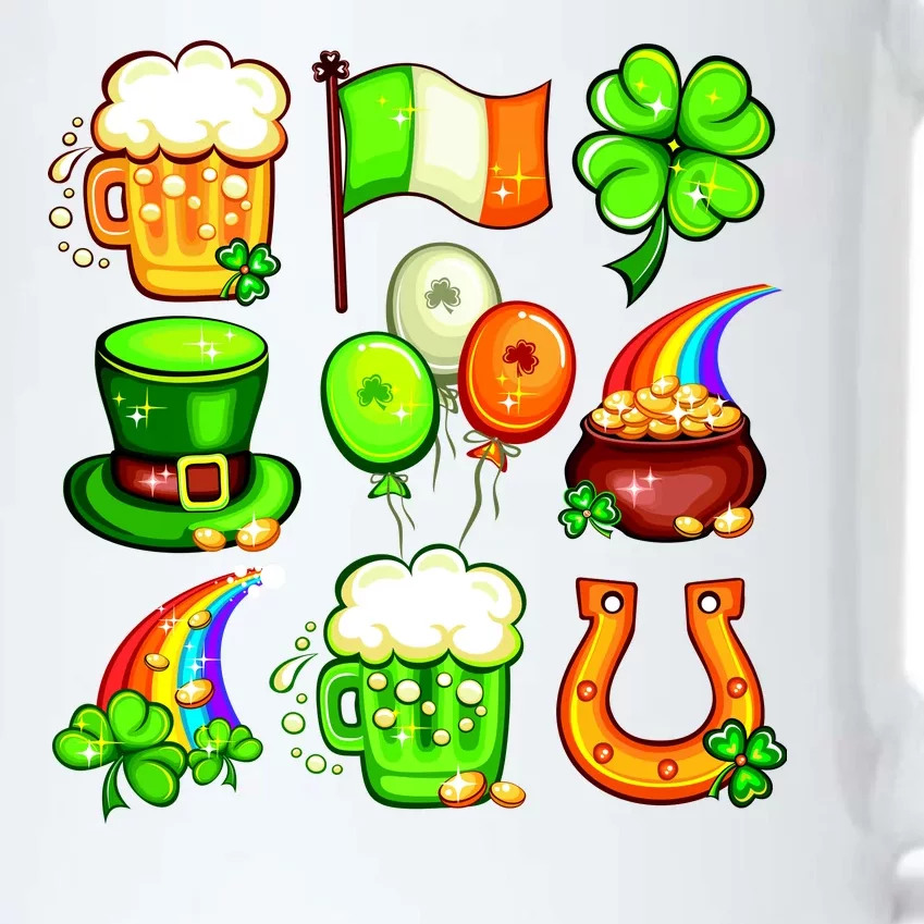 Irish Party Favors Festive St. Patrick's Day Mashup Black Color Changing Mug