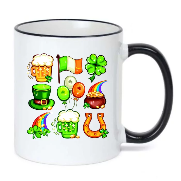 Irish Party Favors Festive St. Patrick's Day Mashup Black Color Changing Mug