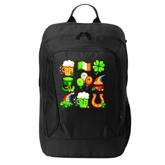 Irish Party Favors Festive St. Patrick's Day Mashup City Backpack