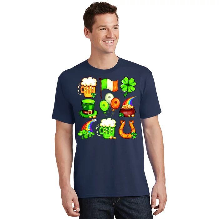 Irish Party Favors Festive St. Patrick's Day Mashup T-Shirt