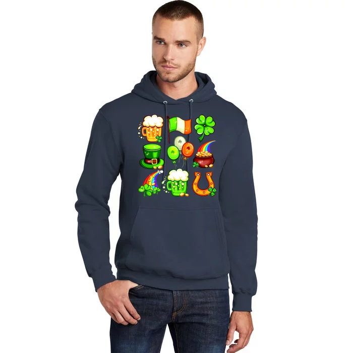 Irish Party Favors Festive St. Patrick's Day Mashup Tall Hoodie