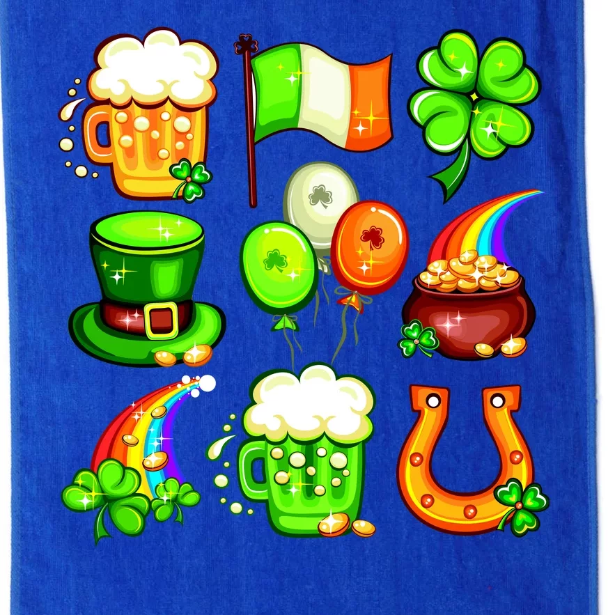 Irish Party Favors Festive St. Patrick's Day Mashup Platinum Collection Golf Towel