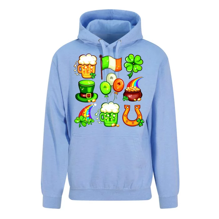 Irish Party Favors Festive St. Patrick's Day Mashup Unisex Surf Hoodie