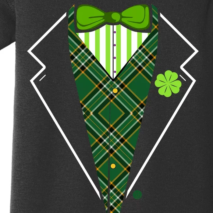 Irish Party Tuxedo Baby Bodysuit