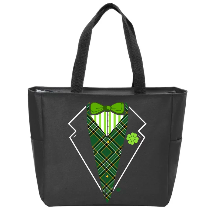 Irish Party Tuxedo Zip Tote Bag