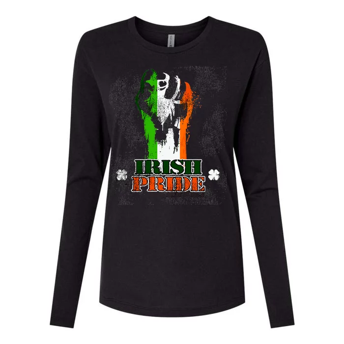 Irish Pride Womens Cotton Relaxed Long Sleeve T-Shirt