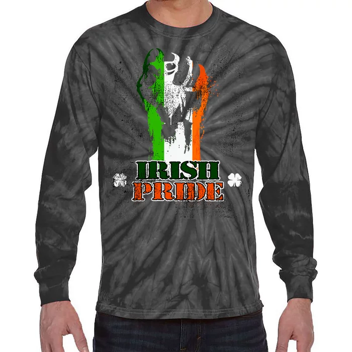 Irish Pride Tie-Dye Long Sleeve Shirt