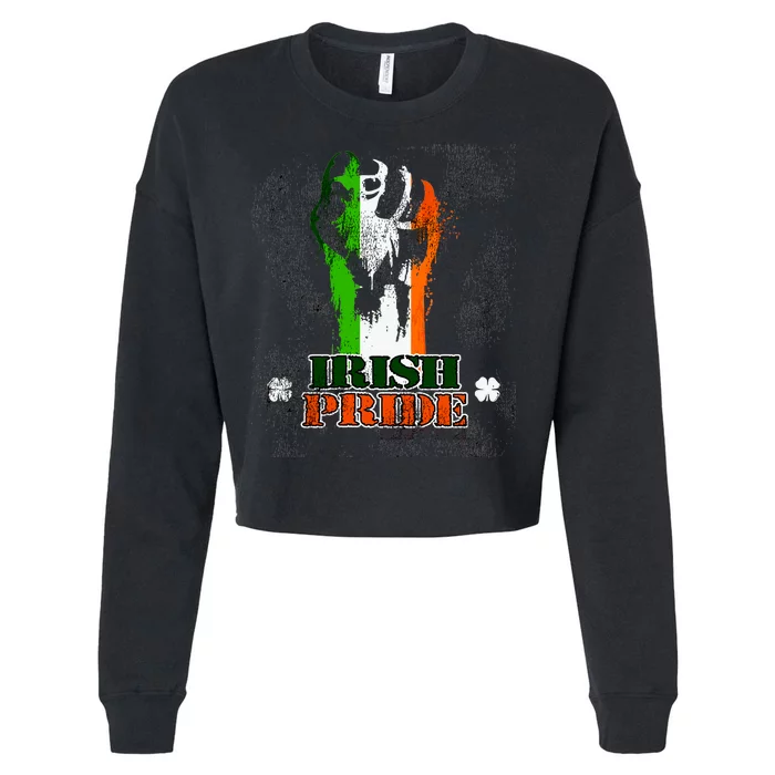 Irish Pride Cropped Pullover Crew