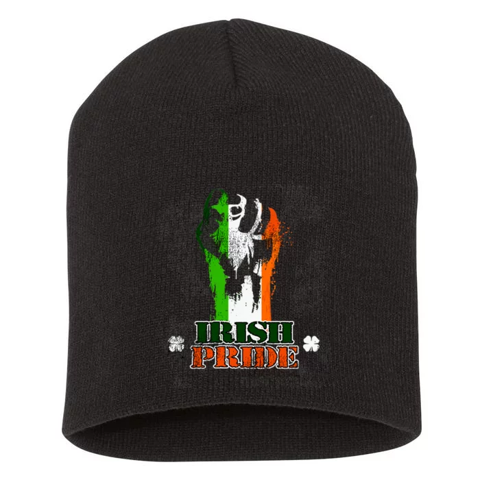 Irish Pride Short Acrylic Beanie