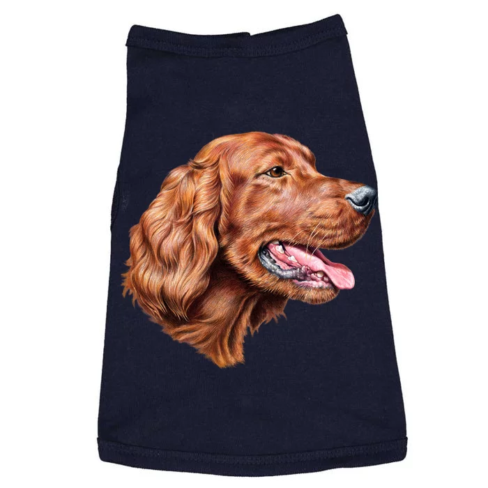 Irish Setter Portrait Doggie Tank