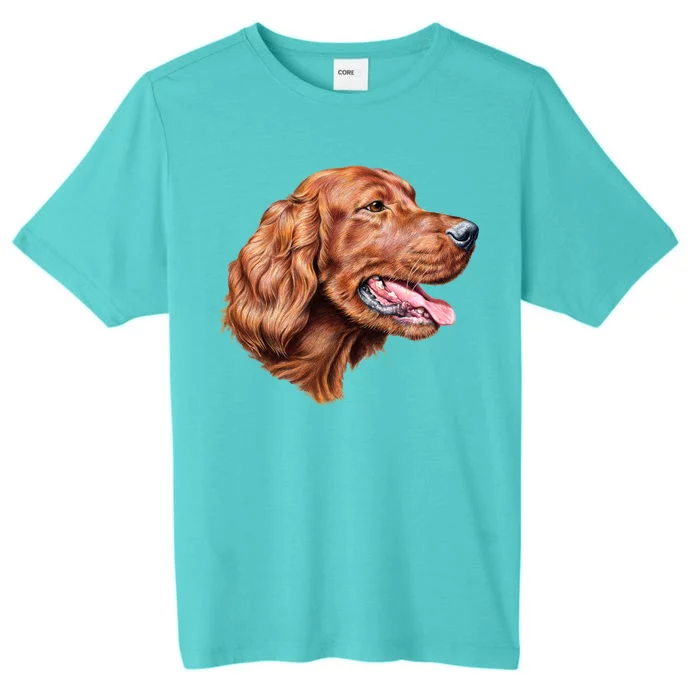 Irish Setter Portrait ChromaSoft Performance T-Shirt