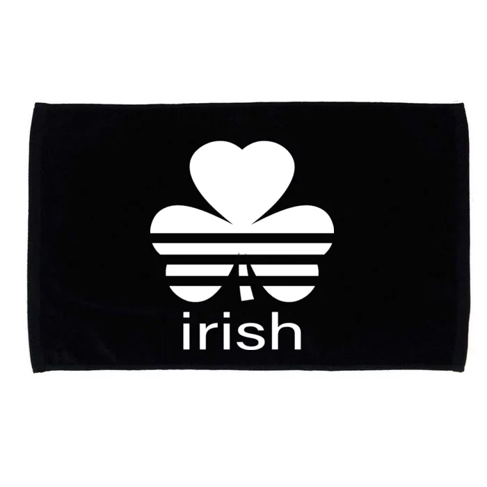 Irish Shamrock Logo Microfiber Hand Towel