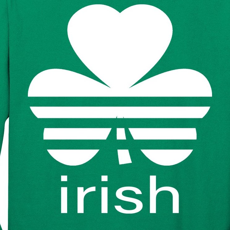 Irish Shamrock Logo Long Sleeve Shirt