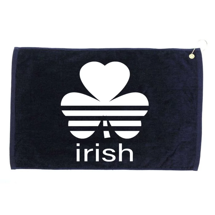 Irish Shamrock Logo Grommeted Golf Towel