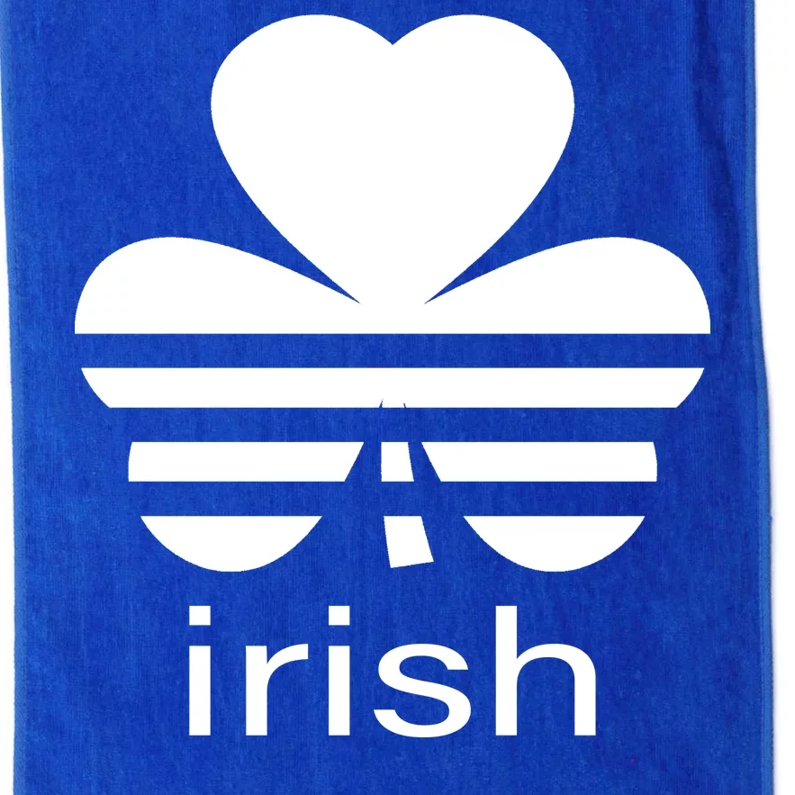 Irish Shamrock Logo Platinum Collection Golf Towel