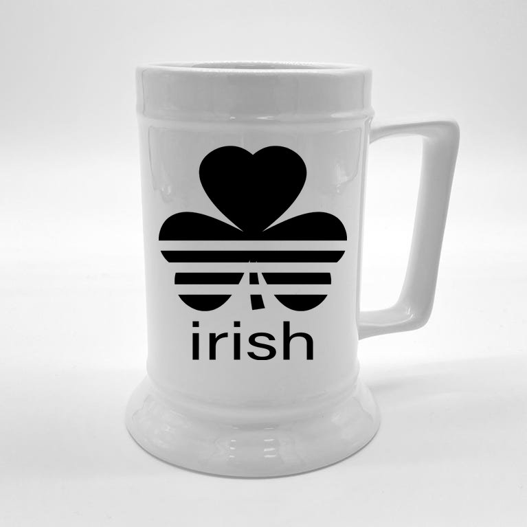 Irish Shamrock Logo Beer Stein