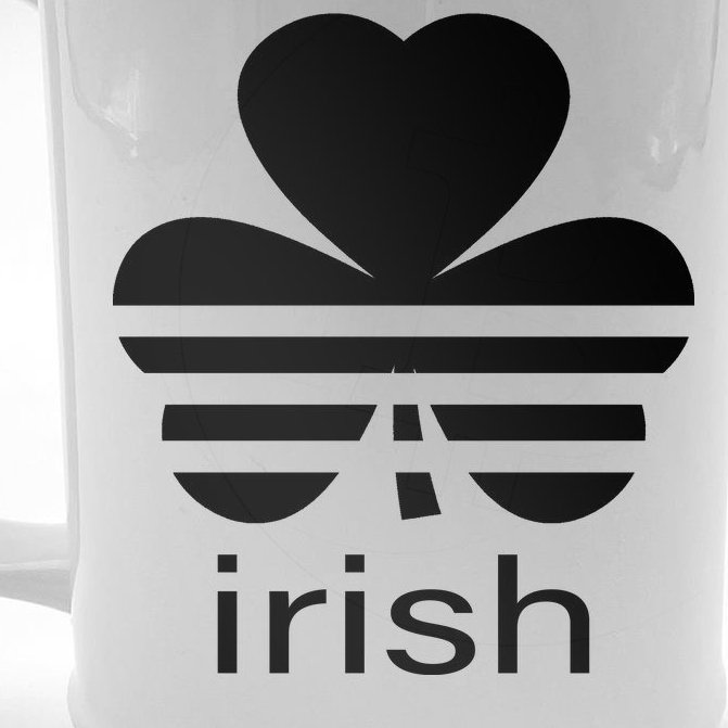Irish Shamrock Logo Beer Stein