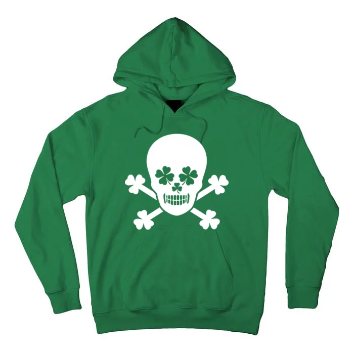 Irish Shamrock Skull Tall Hoodie