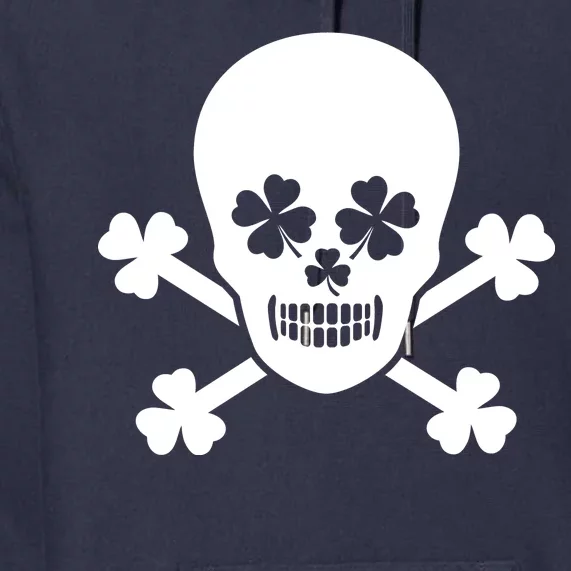 Irish Shamrock Skull Premium Hoodie