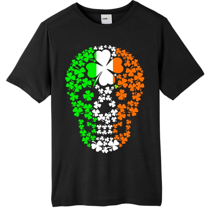 Irish Skull Ireland Clover ChromaSoft Performance T-Shirt