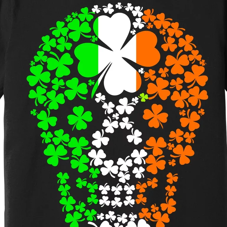 Irish Skull Ireland Clover Premium T-Shirt