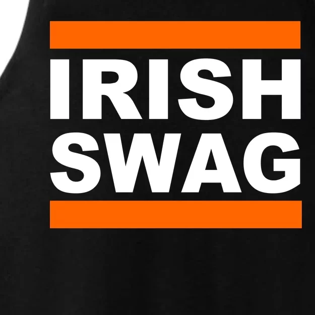 Irish Swag St. Patricks Day Funny Ladies Tri-Blend Wicking Tank