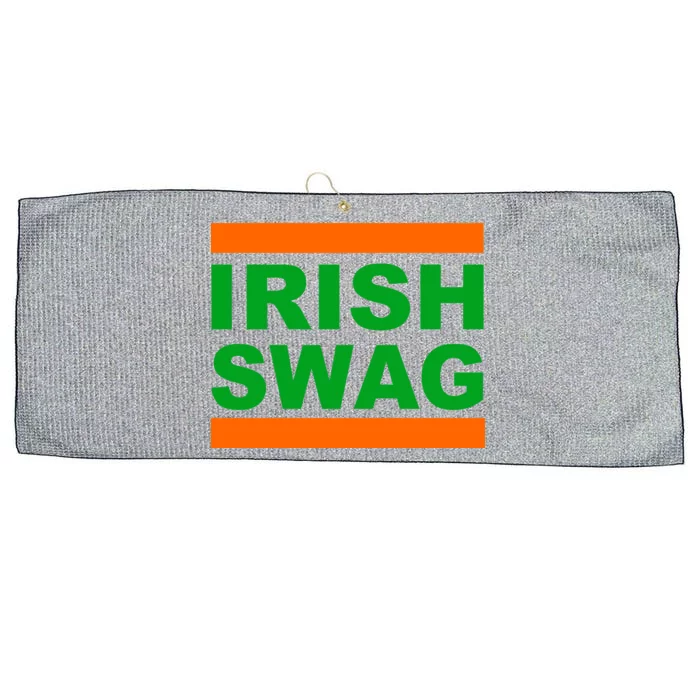 Irish Swag St. Patricks Day Funny Large Microfiber Waffle Golf Towel