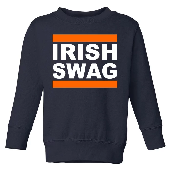 Irish Swag St. Patricks Day Funny Toddler Sweatshirt