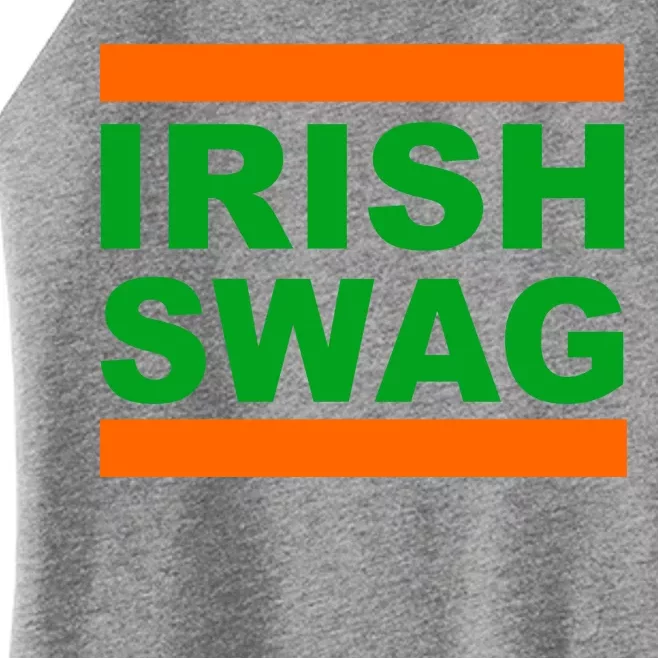 Irish Swag St. Patricks Day Funny Women’s Perfect Tri Rocker Tank