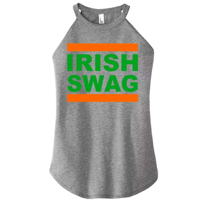 Irish Swag St. Patricks Day Funny Women’s Perfect Tri Rocker Tank