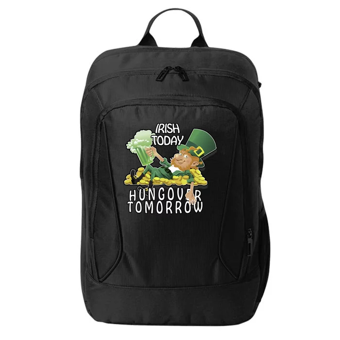 Irish Today Hungover Tomorrow City Backpack