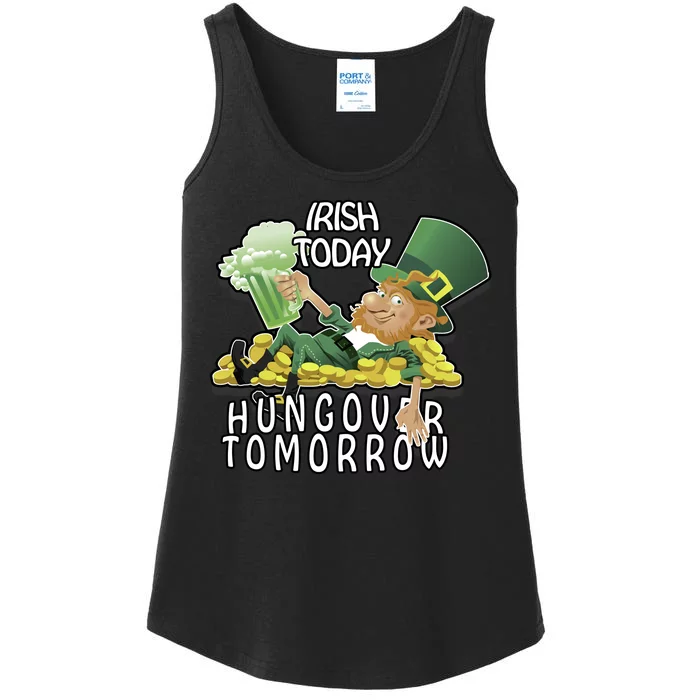 Irish Today Hungover Tomorrow Ladies Essential Tank