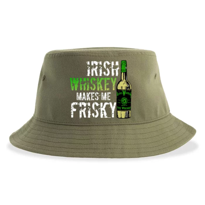 Irish Whisky Makes Me Frisky Sustainable Bucket Hat